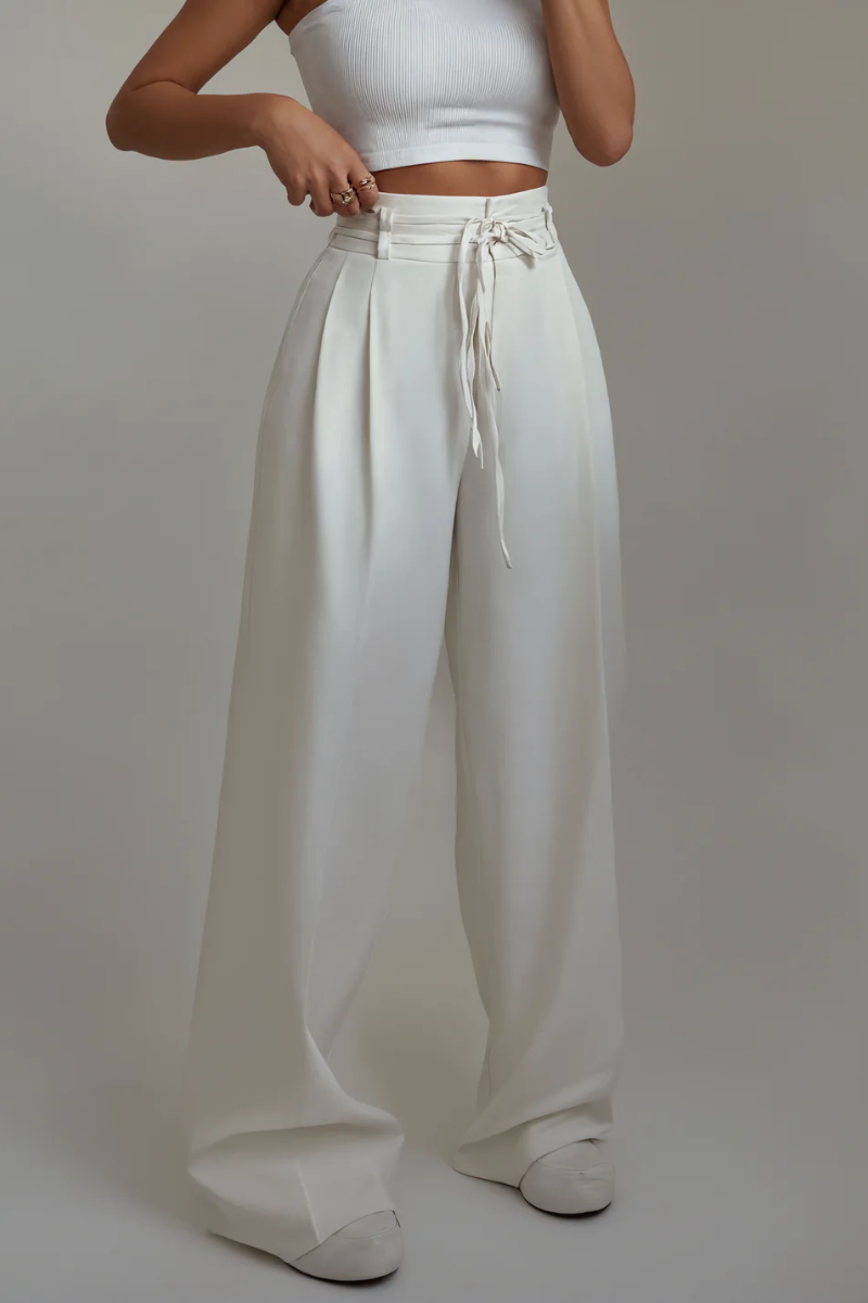 Luciana – High-waisted fit – Wide-leg trousers