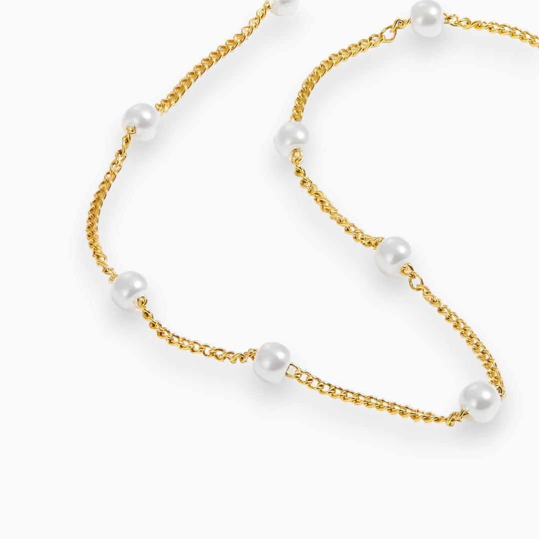 Albirea – Simulated pearls – Necklace-Apparel & Accessories > Jewelry > Necklaces > Pearl Necklaces-Cíelo Fióra Atelier