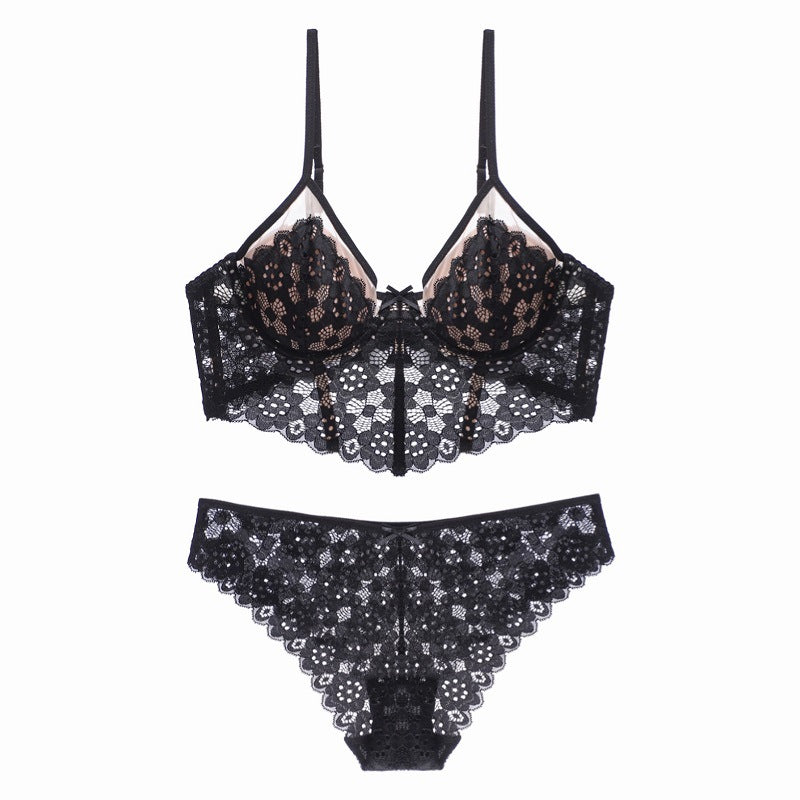 Amadeline – Cupped cami – Lingerie set-Apparel & Accessories > Clothing > Underwear & Socks > Lingerie > Embroidered Lingerie Sets-Cíelo Fióra Atelier