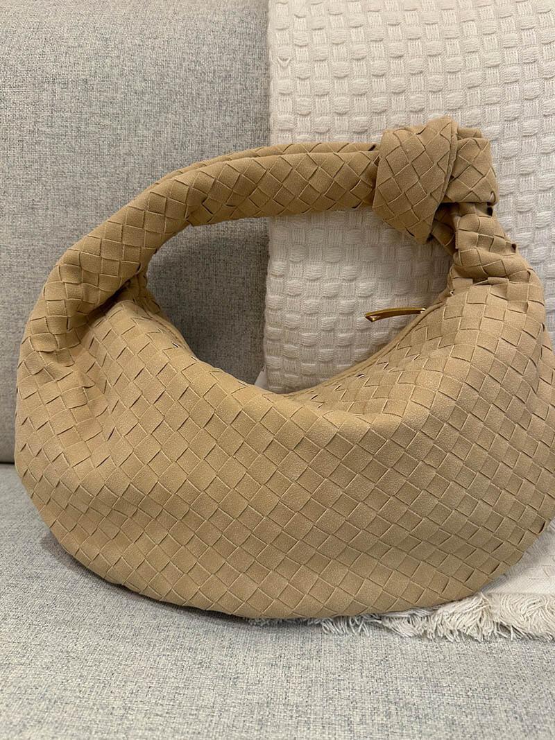 Amara – Autumn-inspired woven design – Suede handbag-Apparel & Accessories > Handbags, Wallets & Cases > Handbags > Shoulder Bags-Cíelo Fióra Atelier