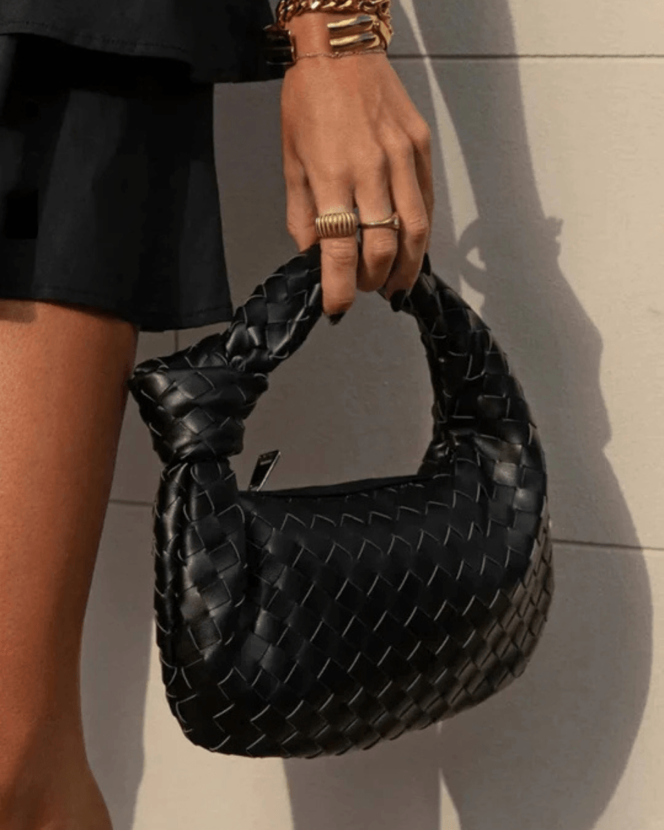 Amara – Sophisticated trendy design – Braided handbag-Apparel & Accessories > Handbags, Wallets & Cases > Handbags > Crossbody Bags-Cíelo Fióra Atelier