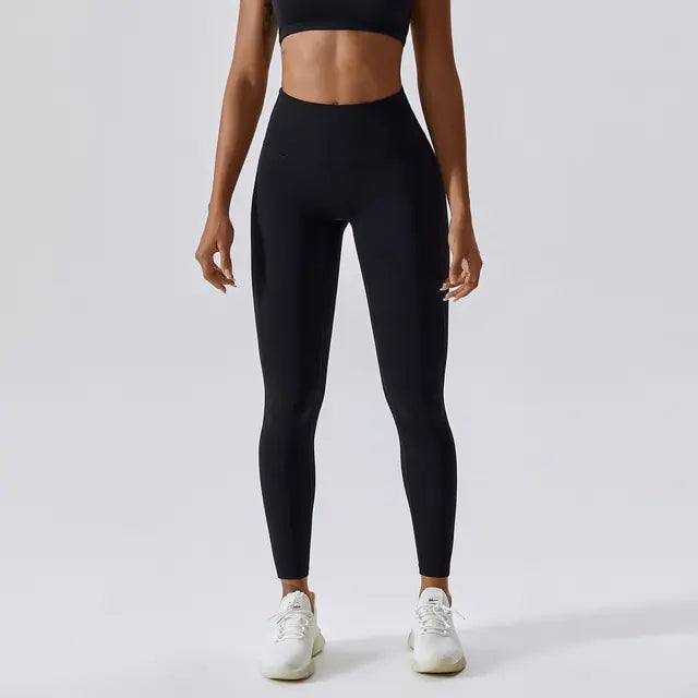 Ambra – High-stretch fabric – Push-up workout leggings-Apparel & Accessories > Clothing > Activewear > Pants > Push-Up Leggings-Cíelo Fióra Atelier