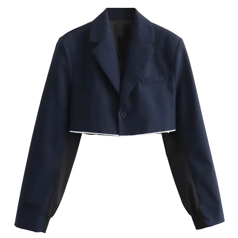 Amelorie – Cropped jacket and trousers – Tailored suit set-Apparel & Accessories > Clothing > Outfits & Sets > Tailored Two-Piece Sets-Cíelo Fióra Atelier