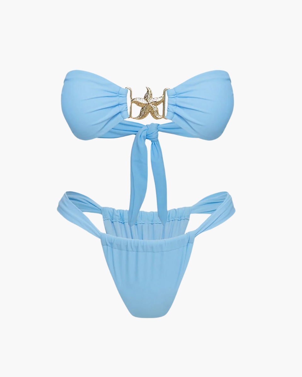 Aquilia – Starfish embellishment – Hardware-detail bikini set-Apparel & Accessories > Clothing > Swimwear > Bikini Sets-Cíelo Fióra Atelier