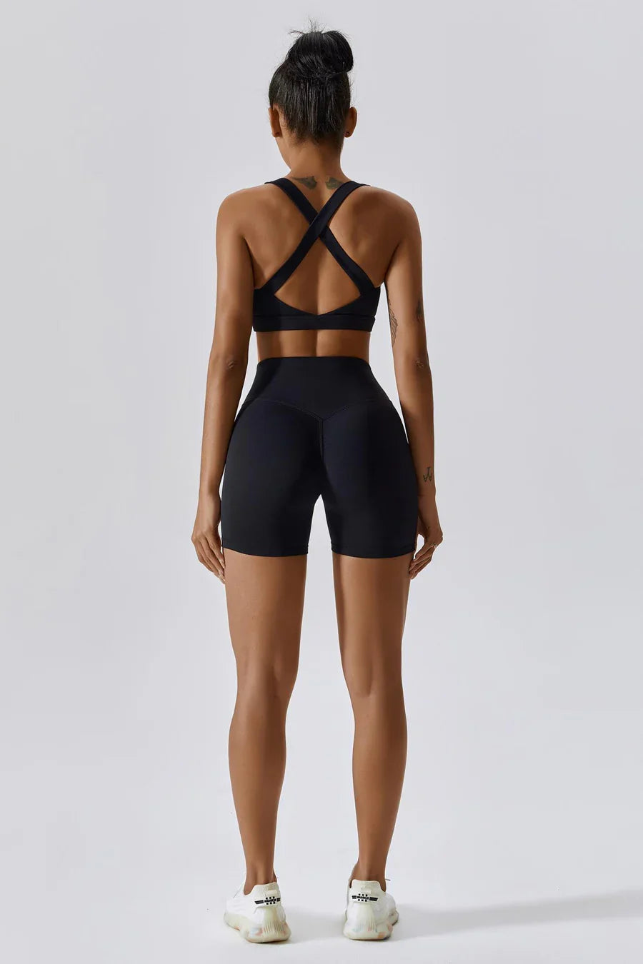 Araceli – High-waisted fit – Seamless shorts-Apparel & Accessories > Clothing > Pants > Activewear Shorts-Cíelo Fióra Atelier