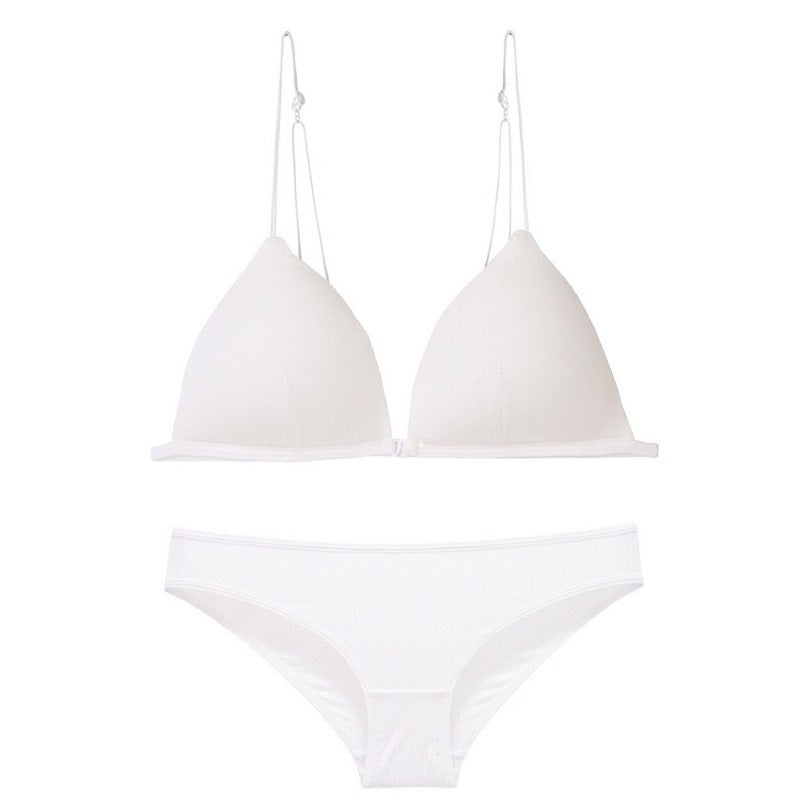 Arlette – Triangle bra and bikini – Set-Apparel & Accessories > Clothing > Underwear & Socks > Lingerie > Lingerie Sets-Cíelo Fióra Atelier