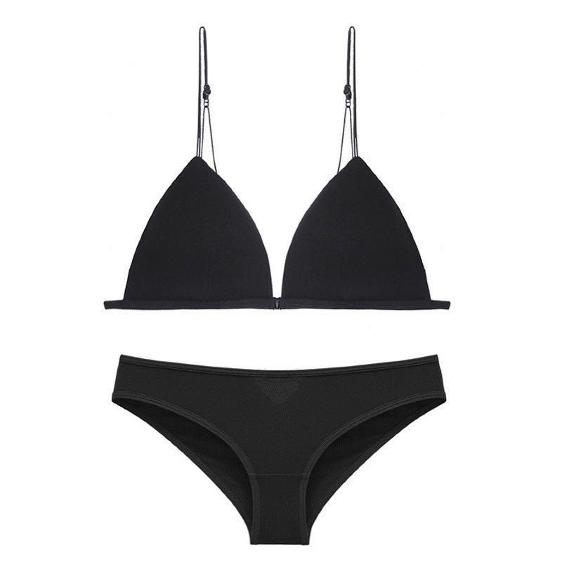 Arlette – Triangle bra and bikini – Set-Apparel & Accessories > Clothing > Underwear & Socks > Lingerie > Lingerie Sets-Cíelo Fióra Atelier