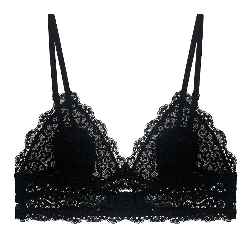 Avelia – Spaghetti strap lace – Bralette-Apparel & Accessories > Clothing > Underwear & Socks > Bras > Lace Bralettes-Cíelo Fióra Atelier