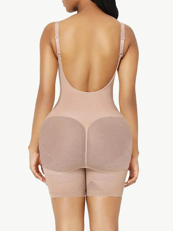 Bernadette – Low-back design – Full body shaper-Apparel & Accessories > Clothing > Underwear & Socks > Shapewear > Full Body Shapewear-Cíelo Fióra Atelier