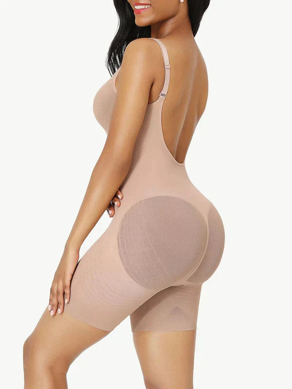 Bernadette – Low-back design – Full body shaper-Apparel & Accessories > Clothing > Underwear & Socks > Shapewear > Full Body Shapewear-Cíelo Fióra Atelier