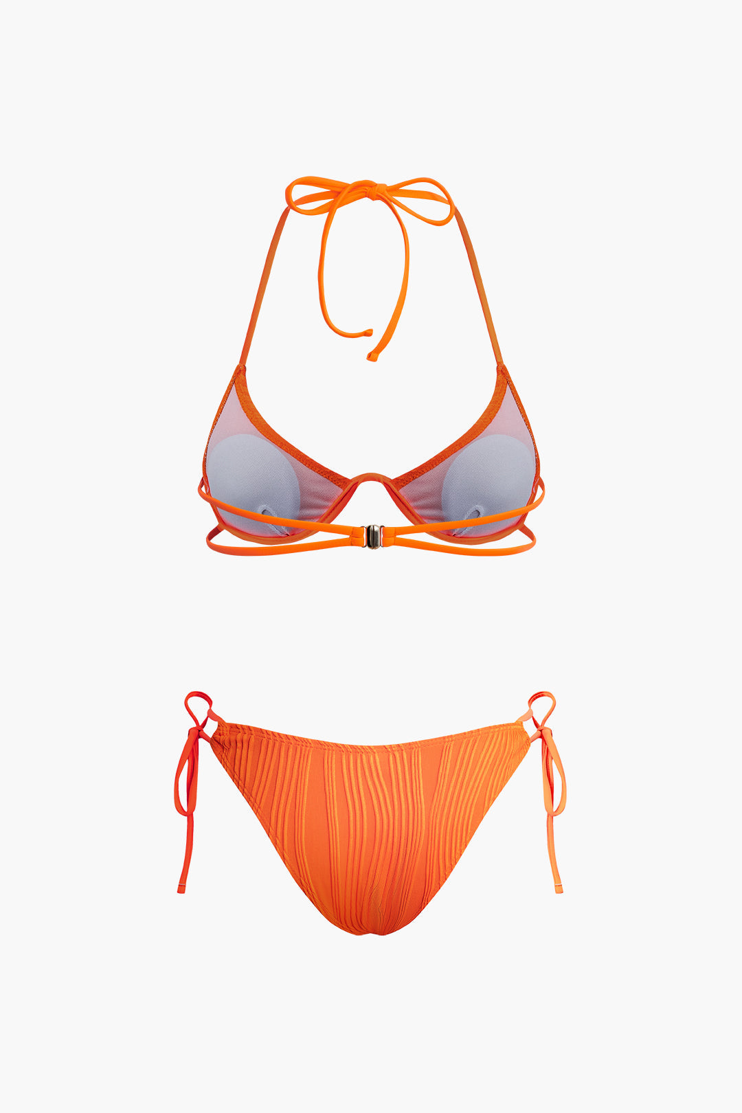 Calyne – Elegant design – Ruched bikini set-Apparel & Accessories > Clothing > Swimwear > Bikini Sets-Cíelo Fióra Atelier