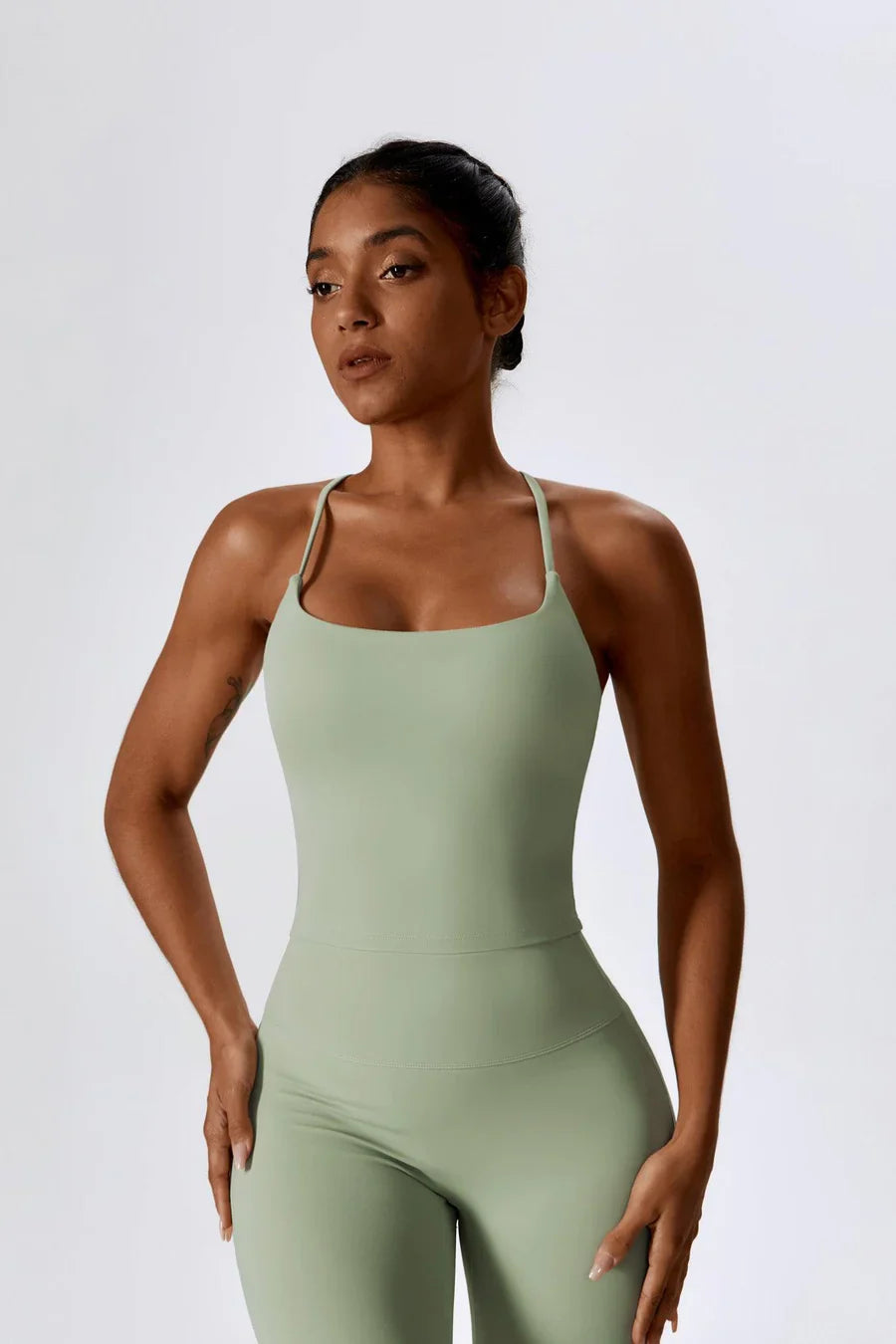 Calypso – Scoop neckline – Training top-Apparel & Accessories > Clothing > Shirts & Tops > Training Tops-Cíelo Fióra Atelier