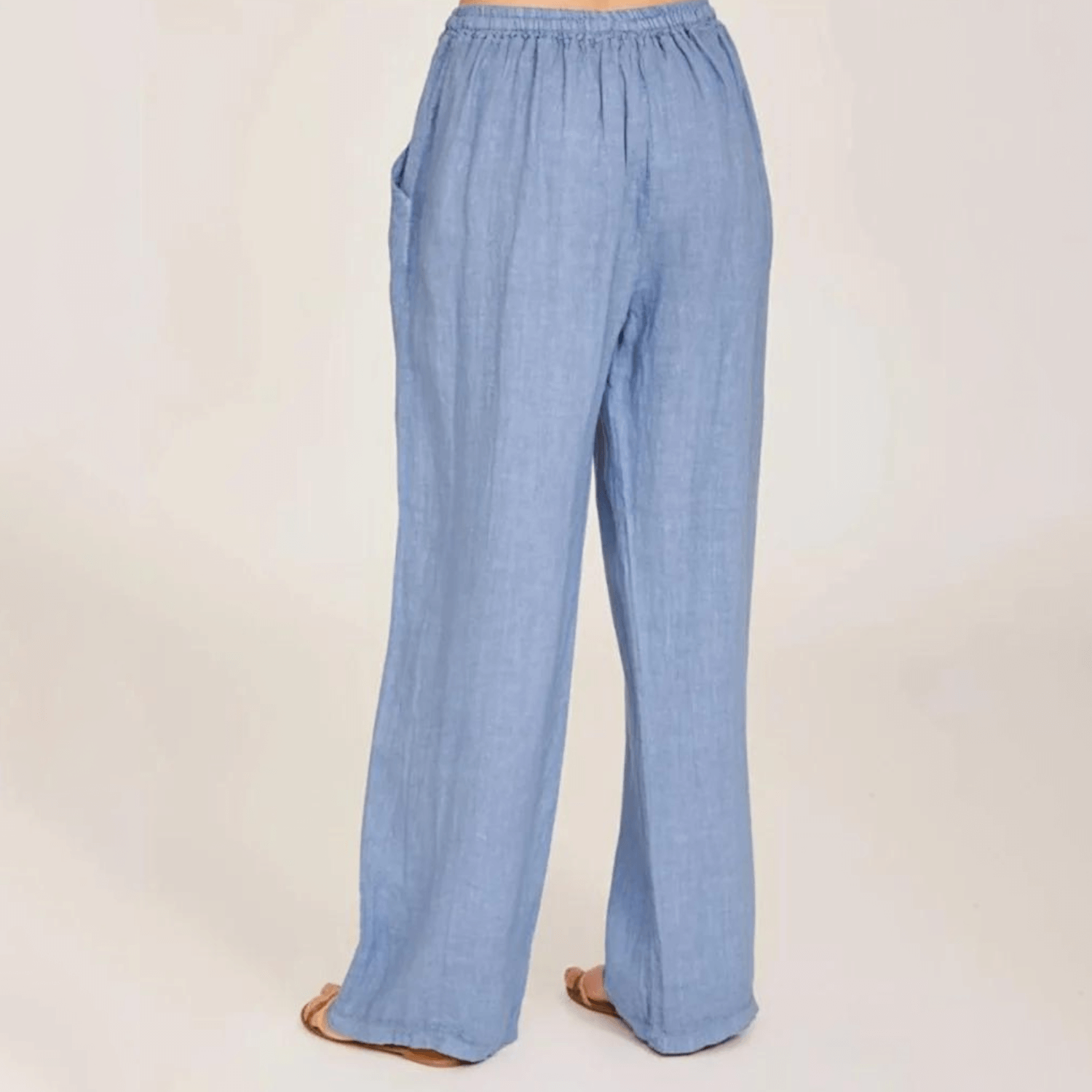 Camora – Loose fit – Linen trousers-Apparel & Accessories > Clothing > Pants > Casual Pants-Cíelo Fióra Atelier