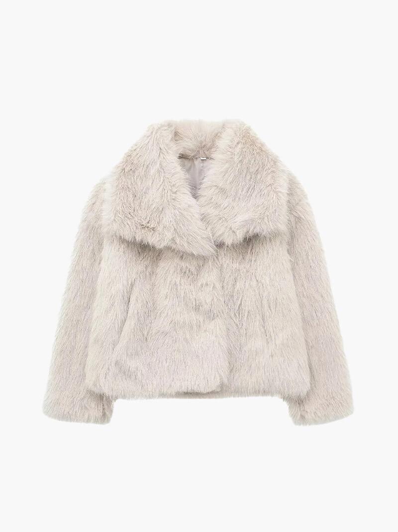 Carlotta – Luxurious design – Faux fur coat-Apparel & Accessories > Clothing > Outerwear > Coats & Jackets > Faux Fur Coats-Cíelo Fióra Atelier