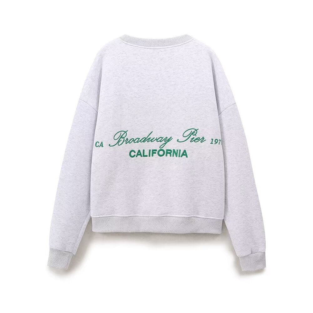 Catalina – Relaxed sweatshirt & sweatpants – San Diego lounge set-Apparel & Accessories > Clothing > Activewear > Loungewear Sets-Cíelo Fióra Atelier