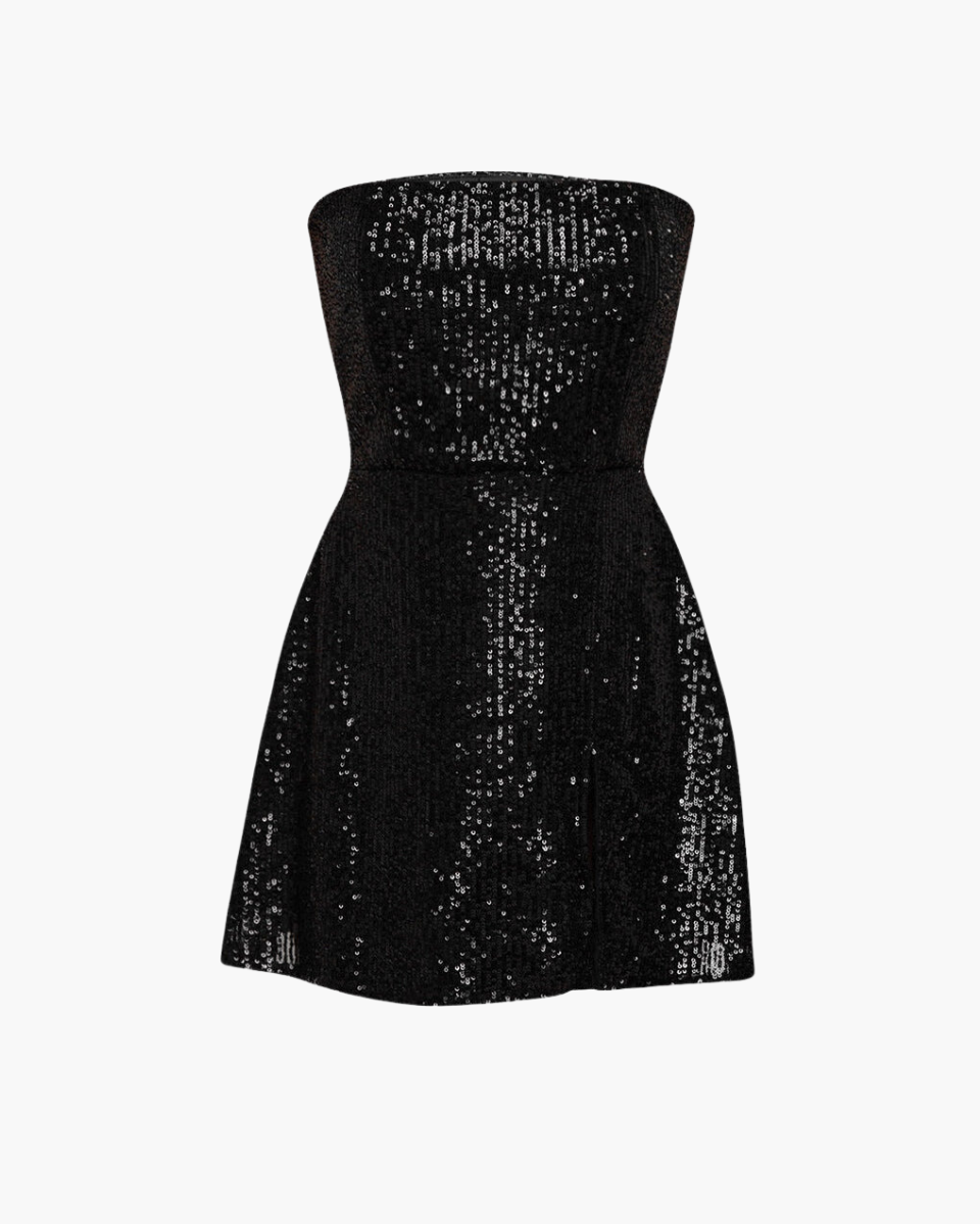 Charmeuse – Party-ready sparkle – Sequin mini dress-Apparel & Accessories > Clothing > Dresses > Mini Dresses-Cíelo Fióra Atelier