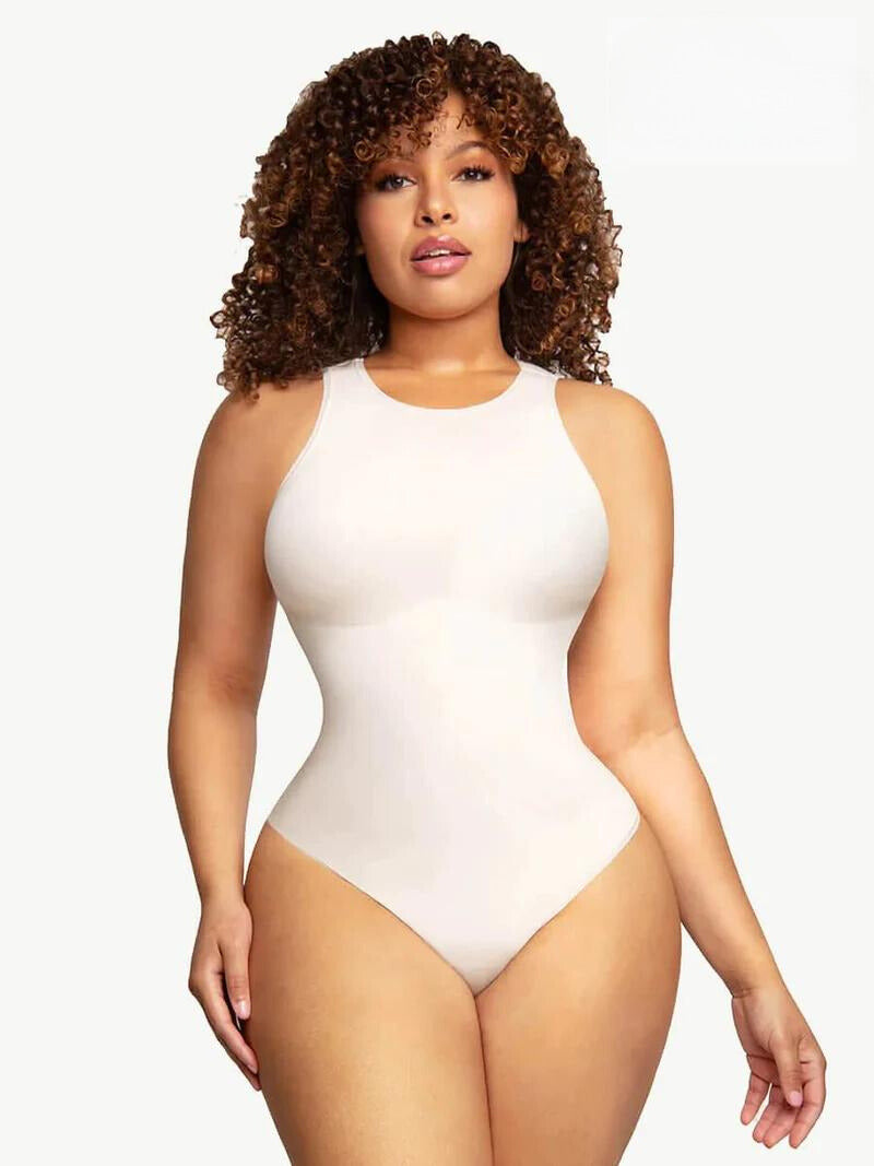 Cynestra – Eco-friendly – Halter correcting bodysuit-Apparel & Accessories > Clothing > Underwear & Shapewear > Shapewear > Halter Bodysuits-Cíelo Fióra Atelier