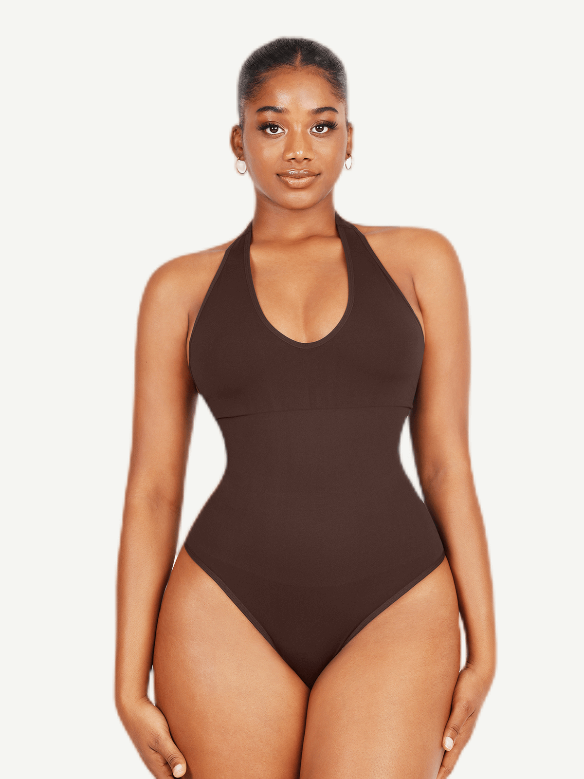 Cyrielle – Breathable fit – Halter neck shaper-Apparel & Accessories > Clothing > Underwear & Shapewear > Shapewear > Halter Shapewear-Cíelo Fióra Atelier