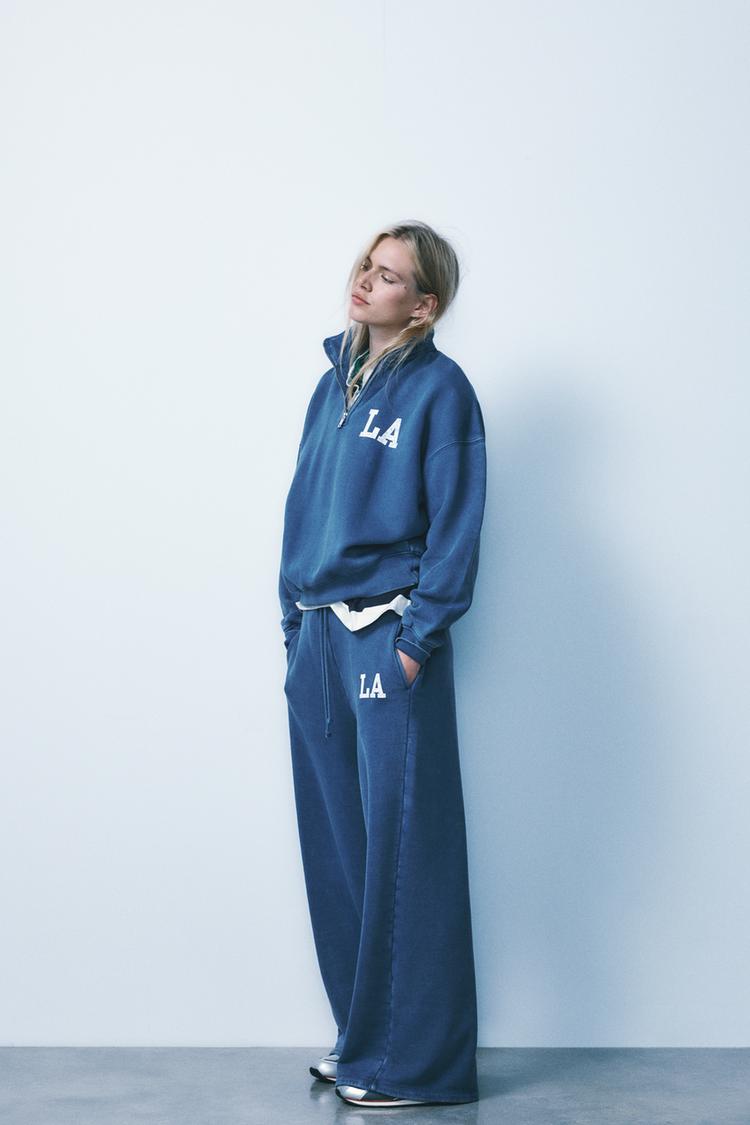 Damaris – Half-zip pullover & cuffed pants– LA lounge set-Apparel & Accessories > Clothing > Activewear > Loungewear Sets-Cíelo Fióra Atelier