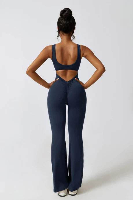 Darya – Sleeveless fit – Activewear suit-Apparel & Accessories > Clothing > One-Pieces & Rompers > Fitness Jumpsuits-Cíelo Fióra Atelier