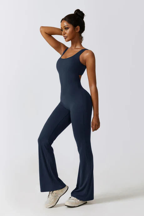 Darya – Sleeveless fit – Activewear suit-Apparel & Accessories > Clothing > One-Pieces & Rompers > Fitness Jumpsuits-Cíelo Fióra Atelier