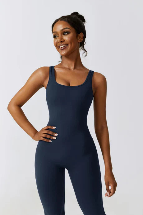 Darya – Sleeveless fit – Activewear suit-Apparel & Accessories > Clothing > One-Pieces & Rompers > Fitness Jumpsuits-Cíelo Fióra Atelier