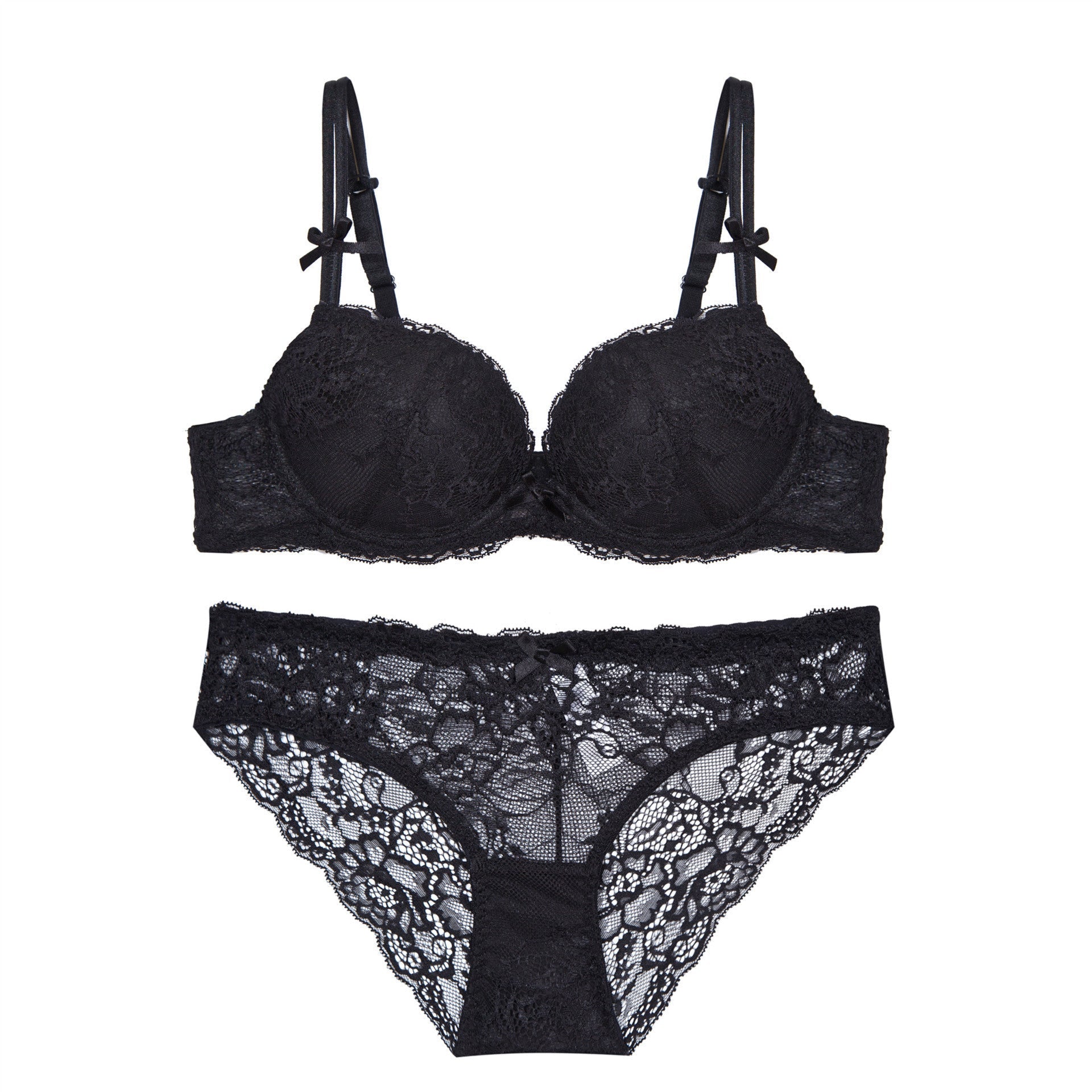 Dolores – Lace padded – Lingerie set-Apparel & Accessories > Clothing > Underwear & Socks > Lingerie > Lace Lingerie Sets-Cíelo Fióra Atelier