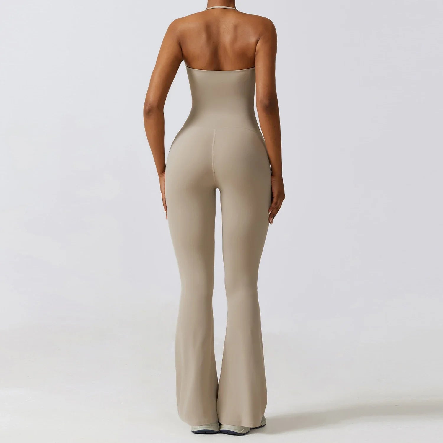 Doriana – Seamless design – Sleek yoga jumpsuit-Apparel & Accessories > Clothing > Activewear > Jumpsuits > Yoga Jumpsuits-Cíelo Fióra Atelier