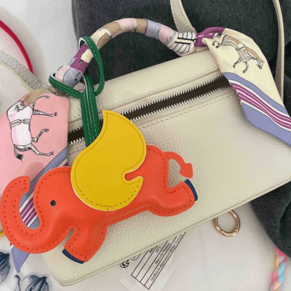 Elephant – Charming design – Bag charm-Apparel & Accessories > Handbags, Wallets & Cases > Handbag Accessories > Charms-Cíelo Fióra Atelier