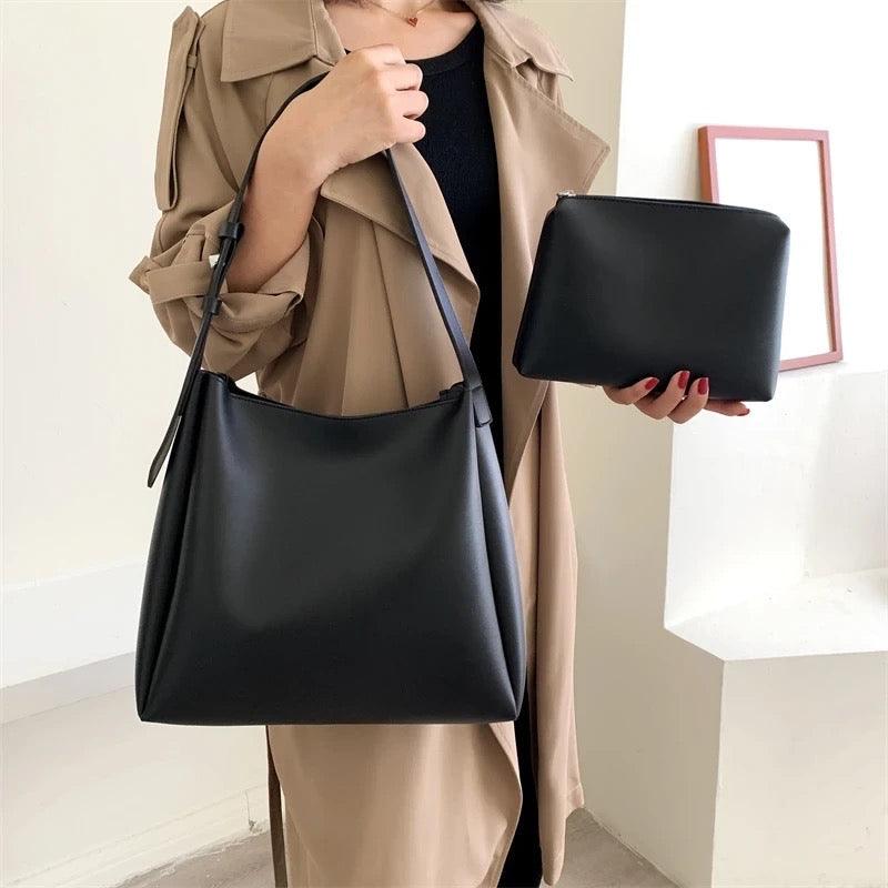 Elina – Timeless elegant style – Shoulder bag-Apparel & Accessories > Handbags, Wallets & Cases > Handbags > Shoulder Bags-Cíelo Fióra Atelier