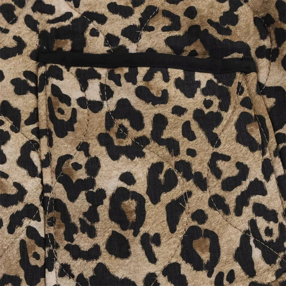 Esméralda – Leopard pattern – Single-breasted coat-Apparel & Accessories > Clothing > Outerwear > Coats & Jackets > Long Coats-Cíelo Fióra Atelier