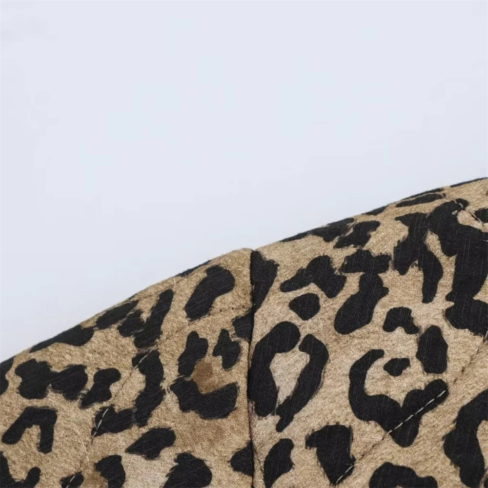 Esméralda – Leopard pattern – Single-breasted coat-Apparel & Accessories > Clothing > Outerwear > Coats & Jackets > Long Coats-Cíelo Fióra Atelier