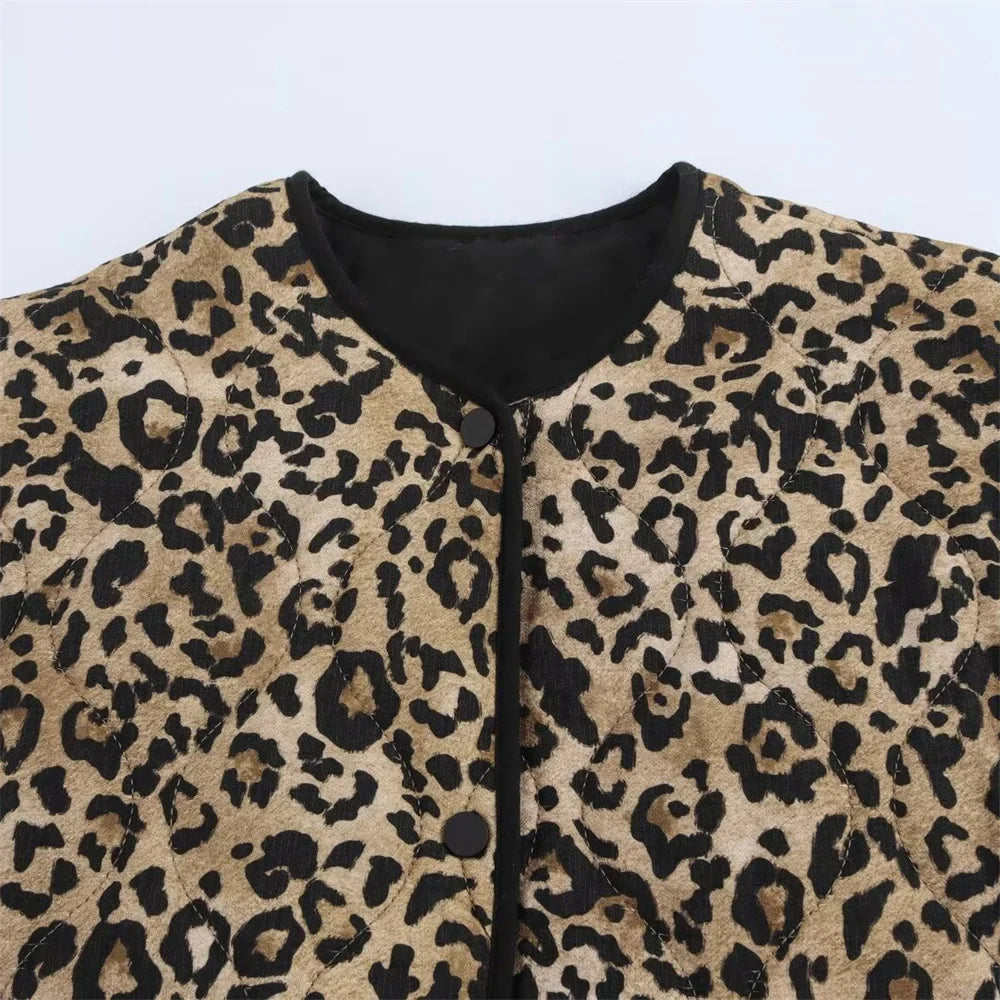 Esméralda – Leopard pattern – Single-breasted coat-Apparel & Accessories > Clothing > Outerwear > Coats & Jackets > Long Coats-Cíelo Fióra Atelier