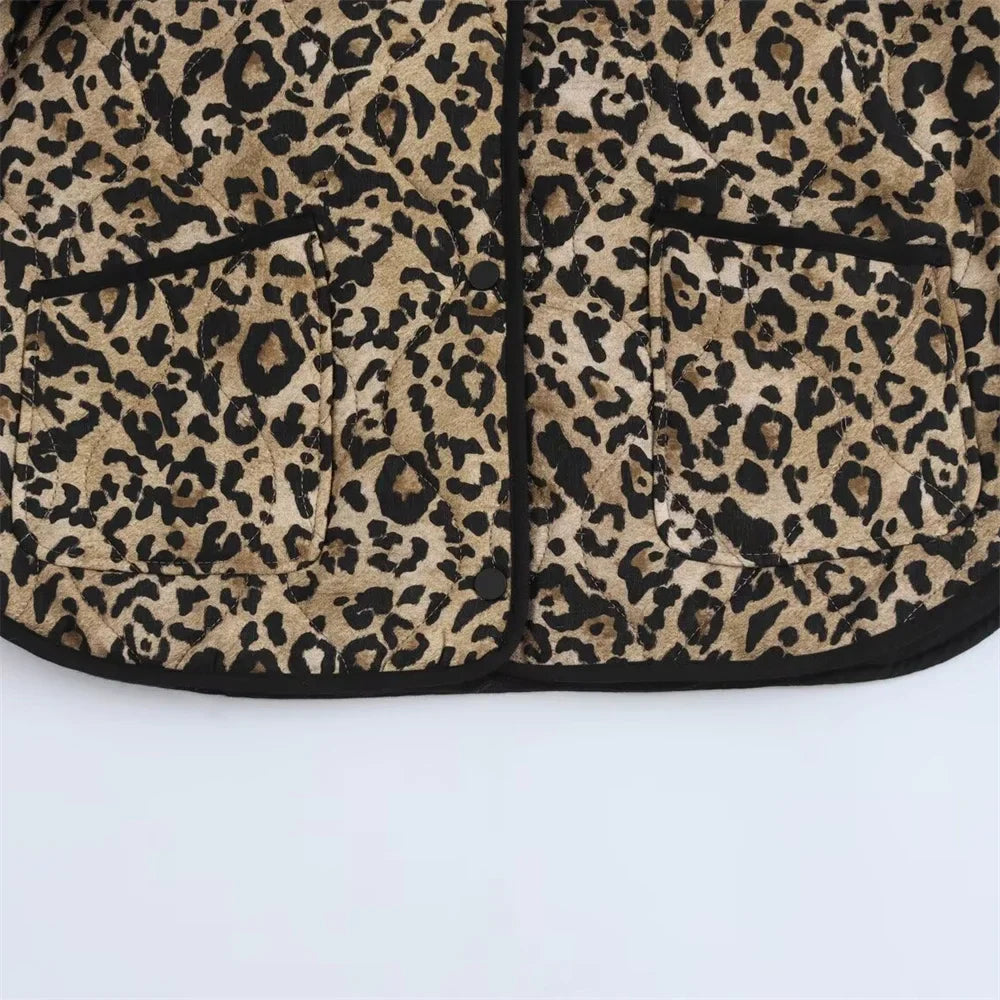 Esméralda – Leopard pattern – Single-breasted coat-Apparel & Accessories > Clothing > Outerwear > Coats & Jackets > Long Coats-Cíelo Fióra Atelier