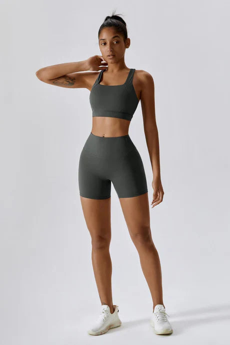 Ettorina – Quick-drying – Bold stretch bra-Apparel & Accessories > Clothing > Underwear & Socks > Bras > High-Impact Sports Bras-Cíelo Fióra Atelier