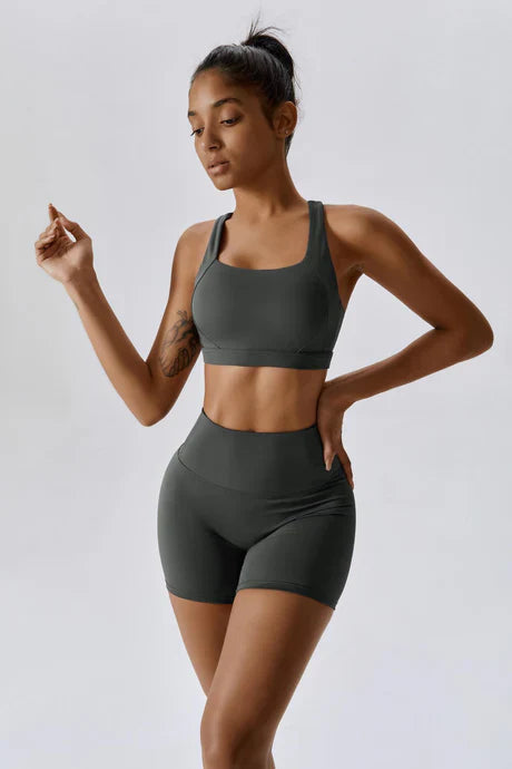 Ettorina – Quick-drying – Bold stretch bra-Apparel & Accessories > Clothing > Underwear & Socks > Bras > High-Impact Sports Bras-Cíelo Fióra Atelier