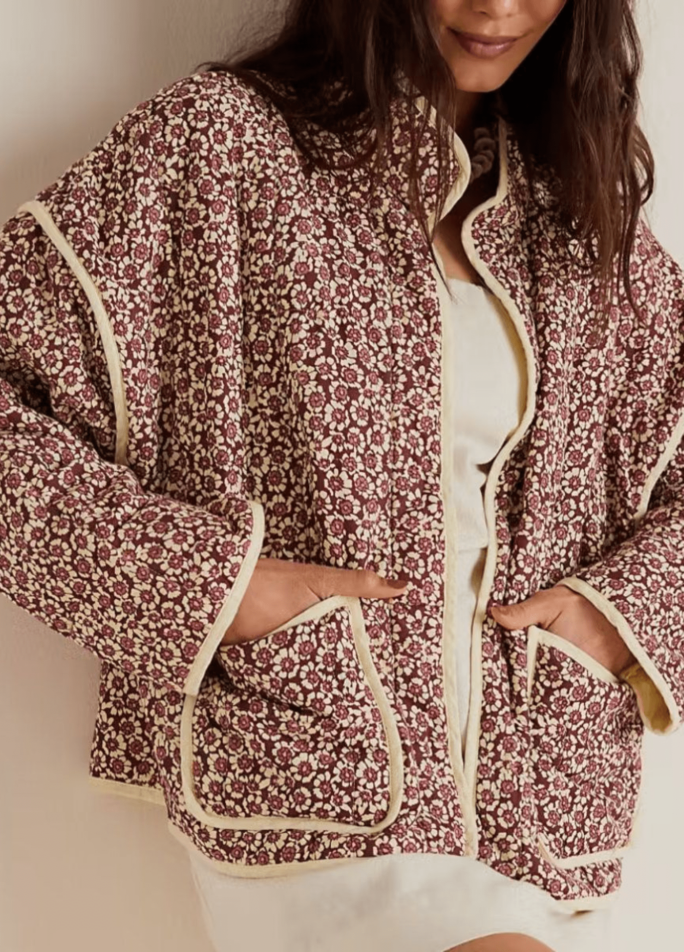 Fioralba – Blush pink – Quilted kimono-Apparel & Accessories > Clothing > Outerwear > Kimonos > Quilted Kimonos-Cíelo Fióra Atelier