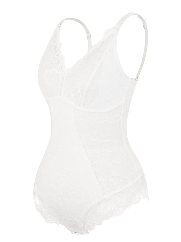 Garance – Lace adjustable fit – Shaping body-Apparel & Accessories > Clothing > Underwear & Shapewear > Shapewear > Lace Bodysuits-Cíelo Fióra Atelier