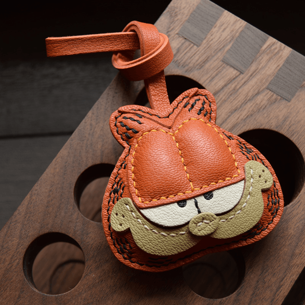 Garfield – Playful design – Bag charm-Apparel & Accessories > Handbags, Wallets & Cases > Handbag Accessories > Charms-Cíelo Fióra Atelier