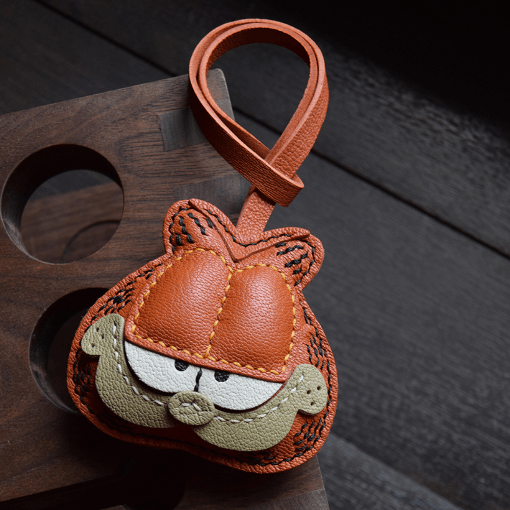 Garfield – Playful design – Bag charm-Apparel & Accessories > Handbags, Wallets & Cases > Handbag Accessories > Charms-Cíelo Fióra Atelier