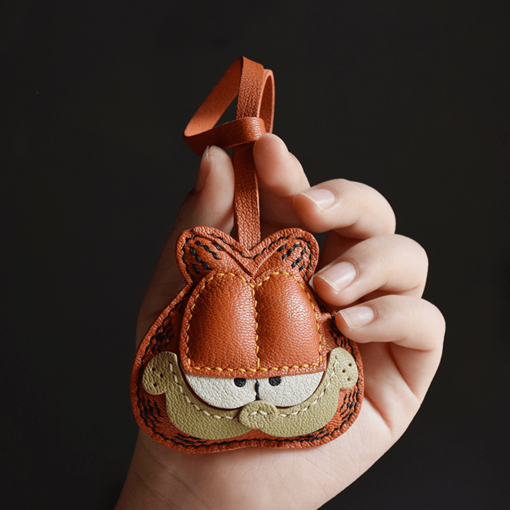 Garfield – Playful design – Bag charm-Apparel & Accessories > Handbags, Wallets & Cases > Handbag Accessories > Charms-Cíelo Fióra Atelier