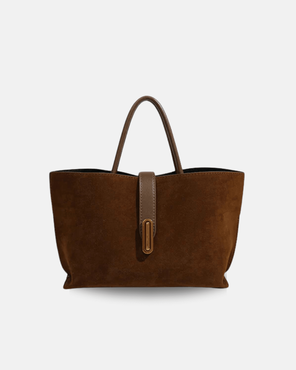 Gioia – Sophisticated functional design – Suede crossbody bag-Apparel & Accessories > Handbags, Wallets & Cases > Handbags > Crossbody Bags-Cíelo Fióra Atelier