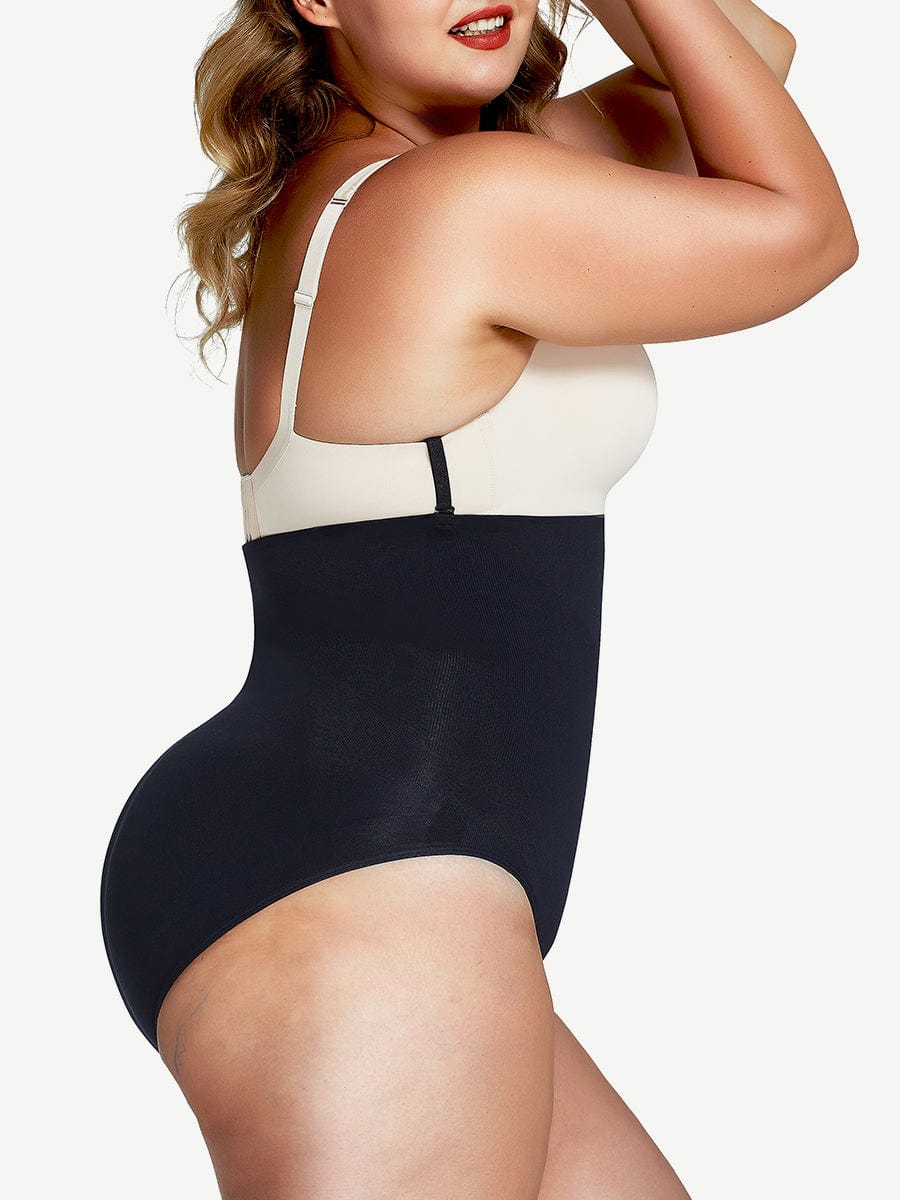 Irena – Butt-lifting fit – High waist briefs-Apparel & Accessories > Clothing > Underwear & Socks > Shapewear > High Waist Briefs-Cíelo Fióra Atelier