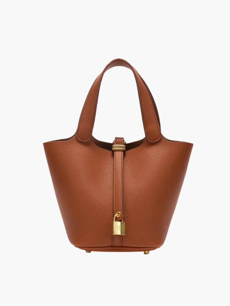 Isabella – Gold-toned hardware – Tote bag-Apparel & Accessories > Handbags, Wallets & Cases > Handbags > Tote Bags-Cíelo Fióra Atelier