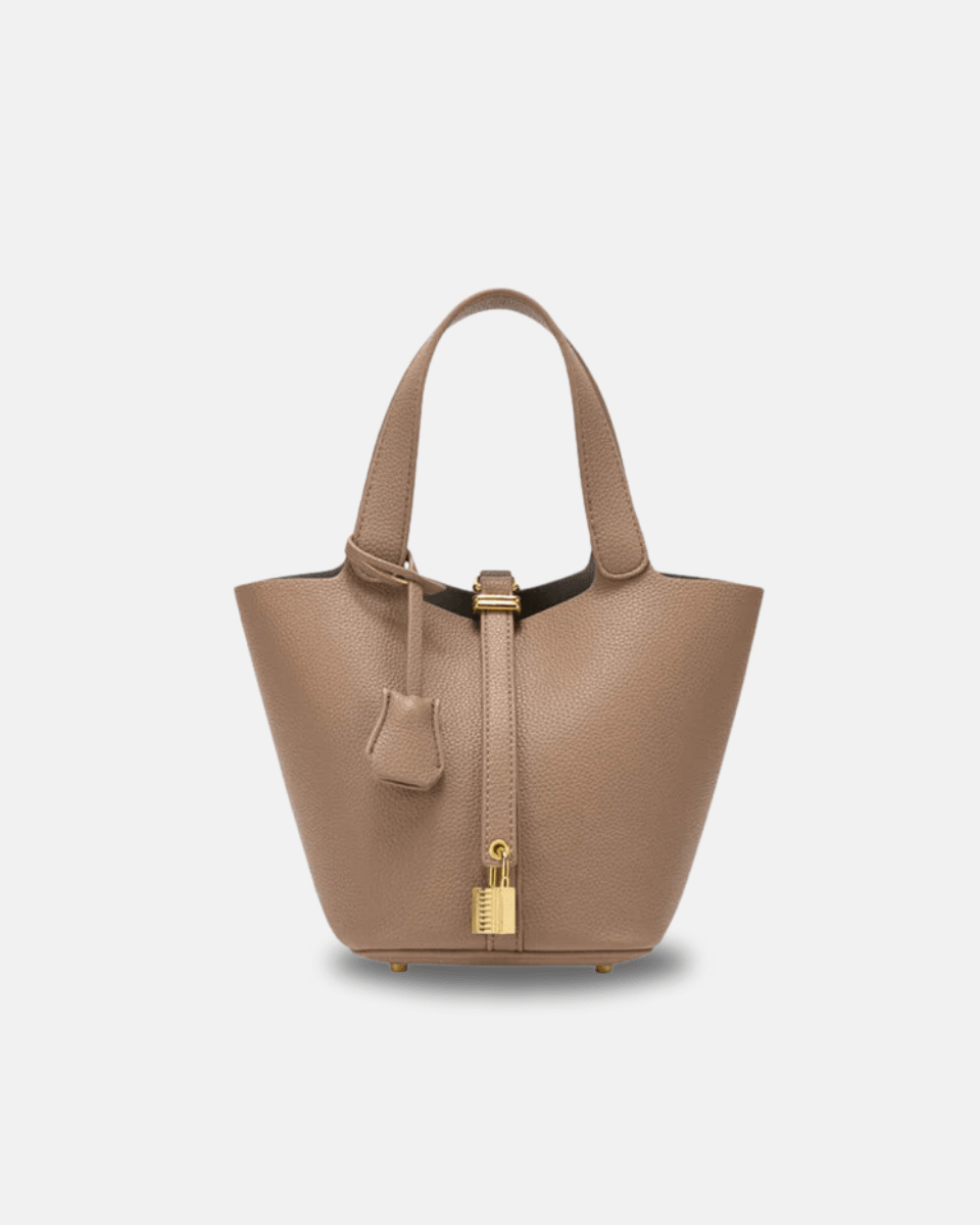 Isabella – Gold-toned hardware – Tote bag-Apparel & Accessories > Handbags, Wallets & Cases > Handbags > Tote Bags-Cíelo Fióra Atelier