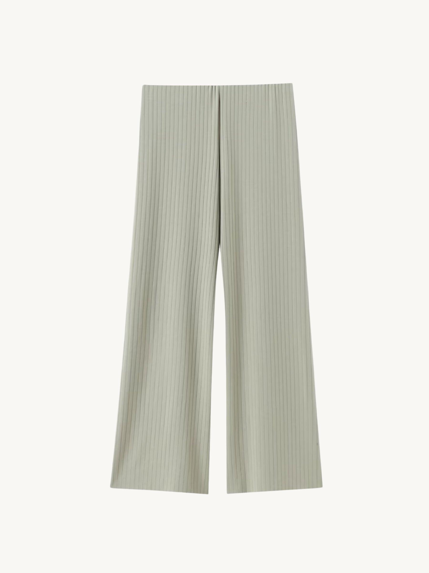 Leandra – Ribbed texture – Casual pants-Apparel & Accessories > Clothing > Pants > Lounge Pants-Cíelo Fióra Atelier