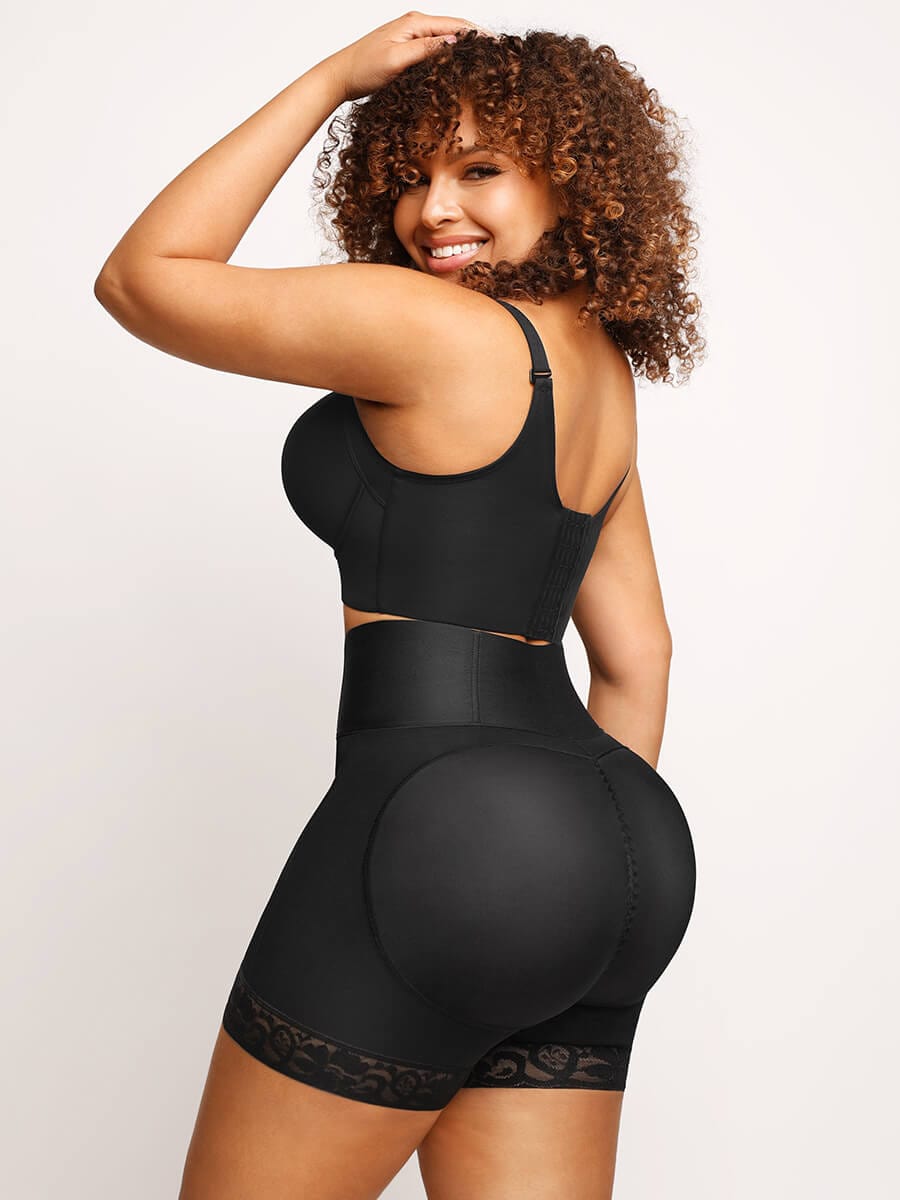 Lifté – Tummy control – High waist sculpting shorts-Apparel & Accessories > Clothing > Underwear & Shapewear > Shapewear > High Waist Shorts-Cíelo Fióra Atelier