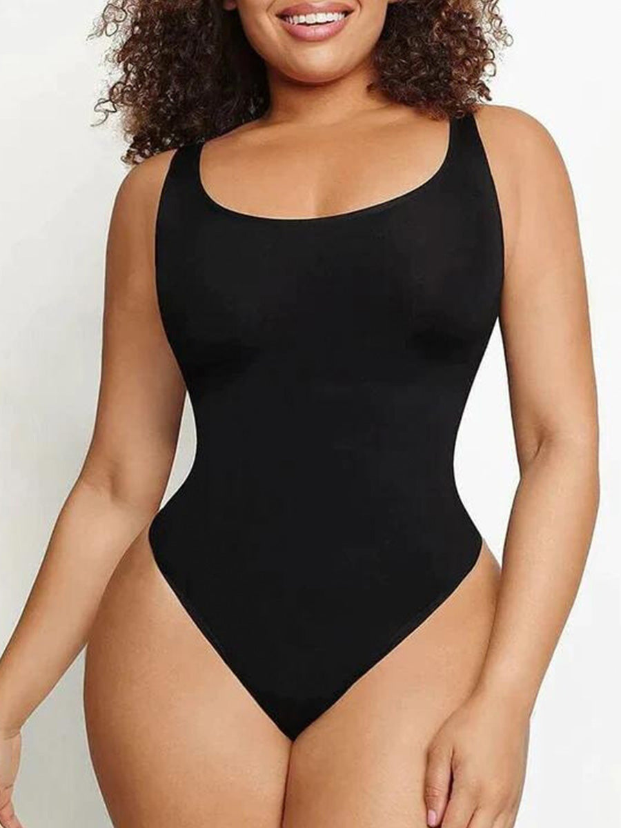 Lilou – Eco-friendly fabric – Tank-style shaping bodysuit-Apparel & Accessories > Clothing > Underwear & Shapewear > Shapewear > Eco-Friendly Shapewear-Cíelo Fióra Atelier