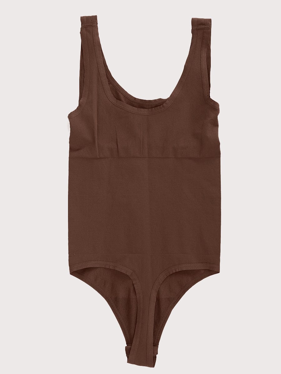 Lilou – Eco-friendly fabric – Tank-style shaping bodysuit-Apparel & Accessories > Clothing > Underwear & Shapewear > Shapewear > Eco-Friendly Shapewear-Cíelo Fióra Atelier