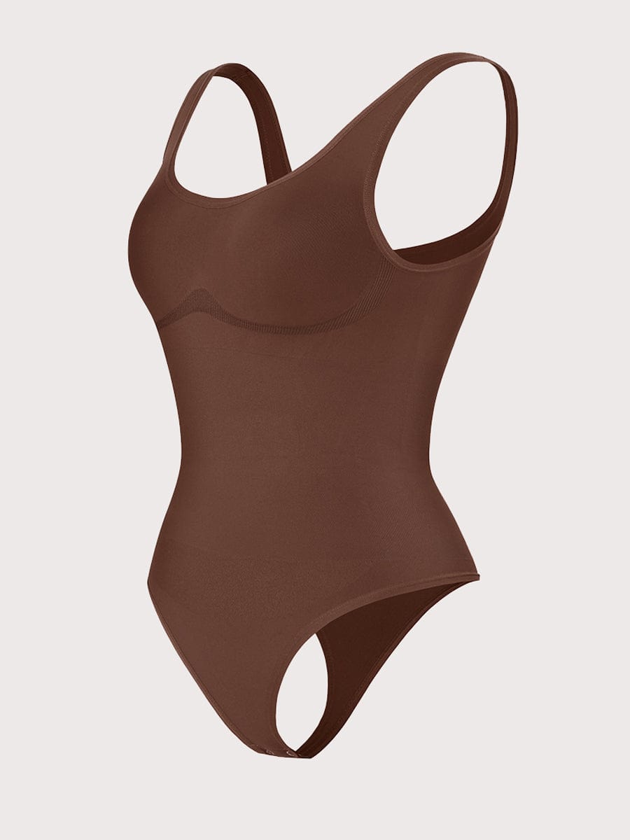 Lilou – Eco-friendly fabric – Tank-style shaping bodysuit-Apparel & Accessories > Clothing > Underwear & Shapewear > Shapewear > Eco-Friendly Shapewear-Cíelo Fióra Atelier